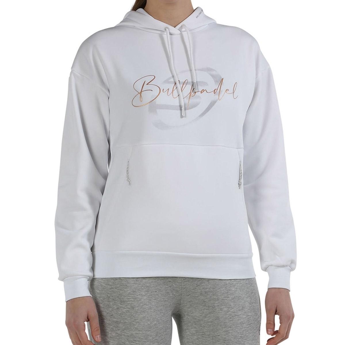 Sudadera Bullpadel ABANE W 012 Blanco