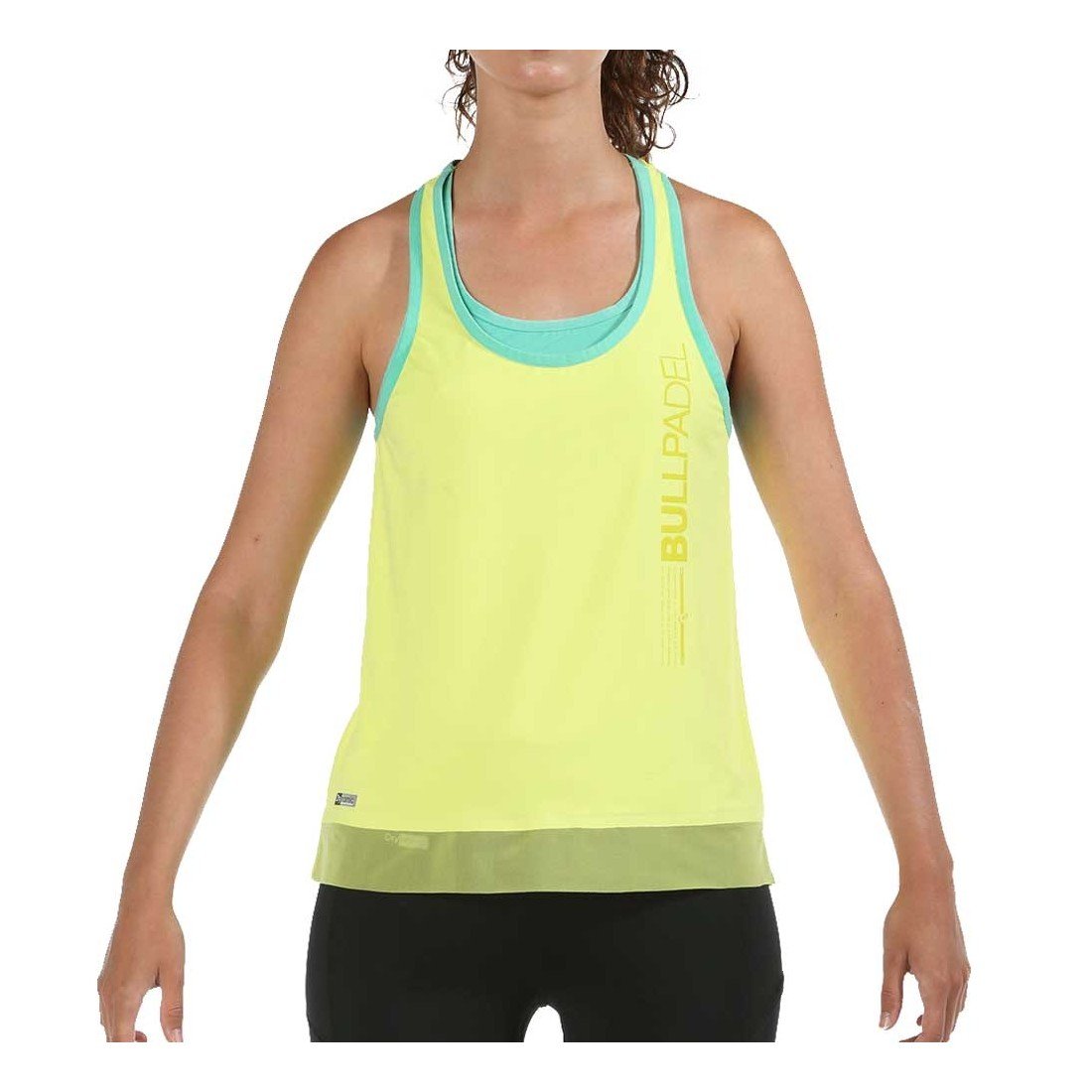 Blusa Bullpadel EUSEBE 969 Amarillo Limón