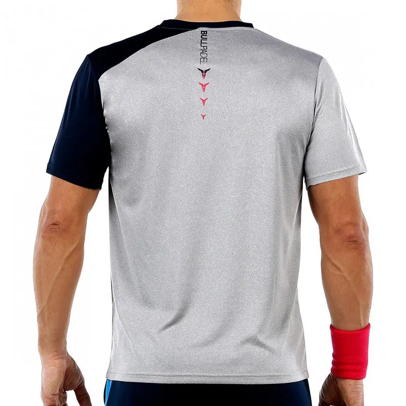 Camiseta Bullpadel UNUT 151 Gris