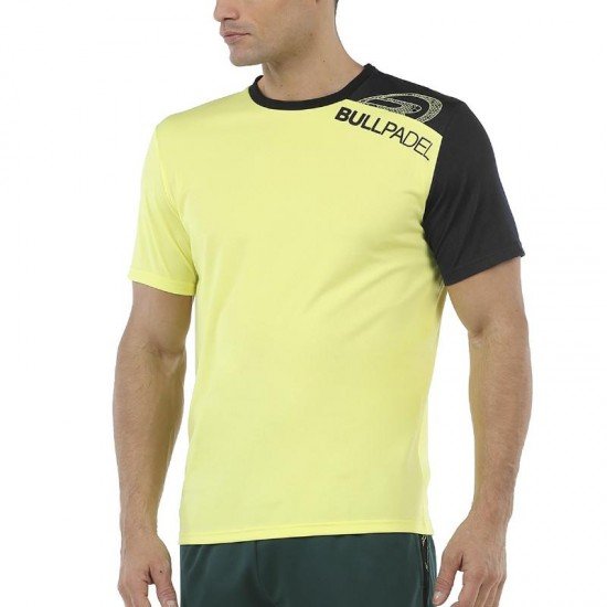Camiseta Bullpadel UNUT 971 Amarillo