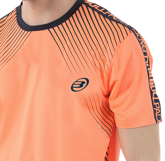Camiseta Bullpadel IMOTEP 529 Naranja Flour