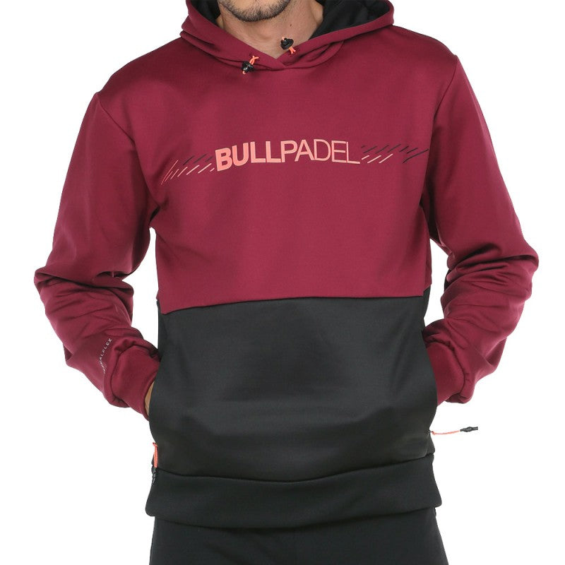 Sudadera Bullpadel IMBUI M 010 Vino