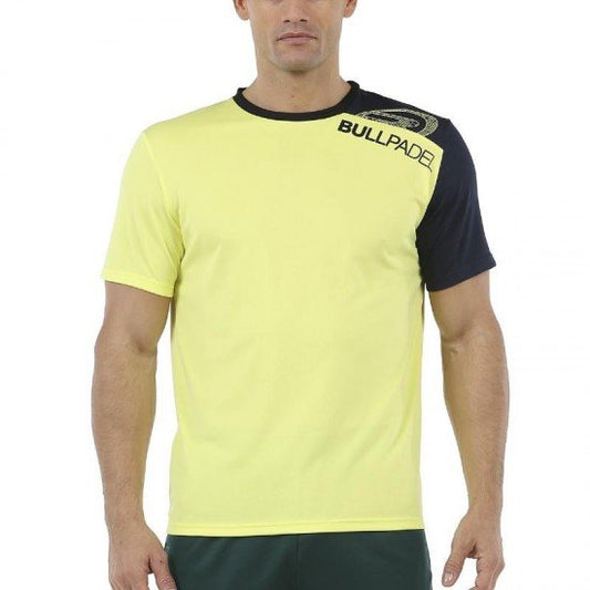 Camiseta Bullpadel UNUT 971 Amarillo