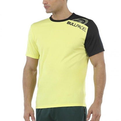 Camiseta Bullpadel UNUT 971 Amarillo