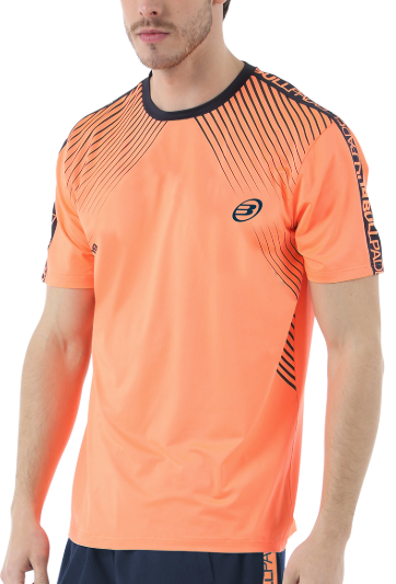 Camiseta Bullpadel IMOTEP 529 Naranja Flour